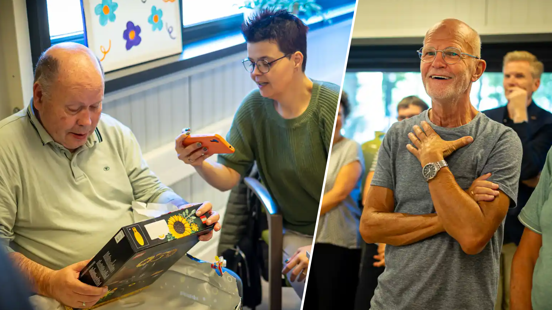 Foto: 15 jarige stichting Present deelt 15 presentjes uit
