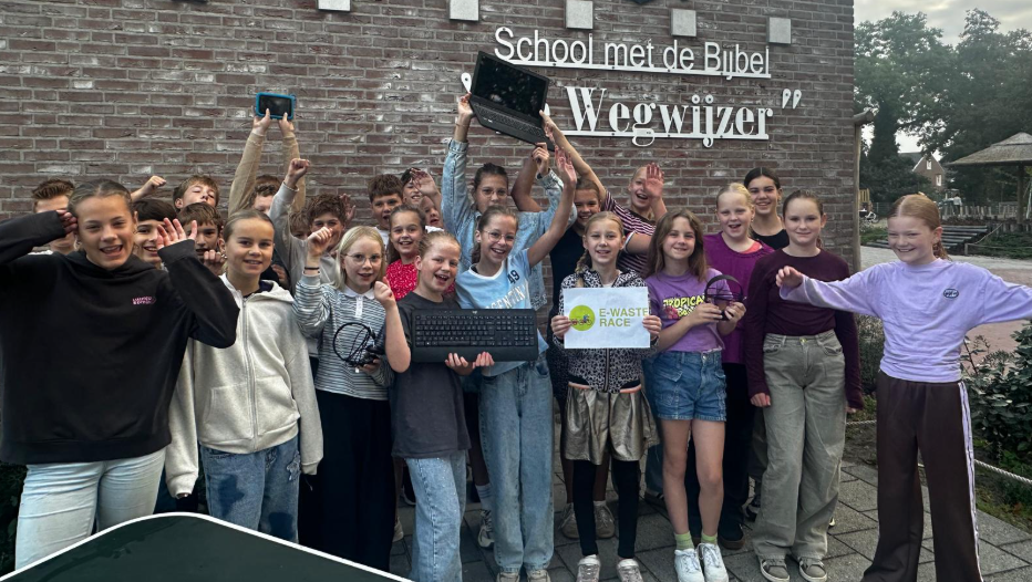 Foto: CKC De Wegwijzer zet zich in voor een schonere wereld met de E-waste Race