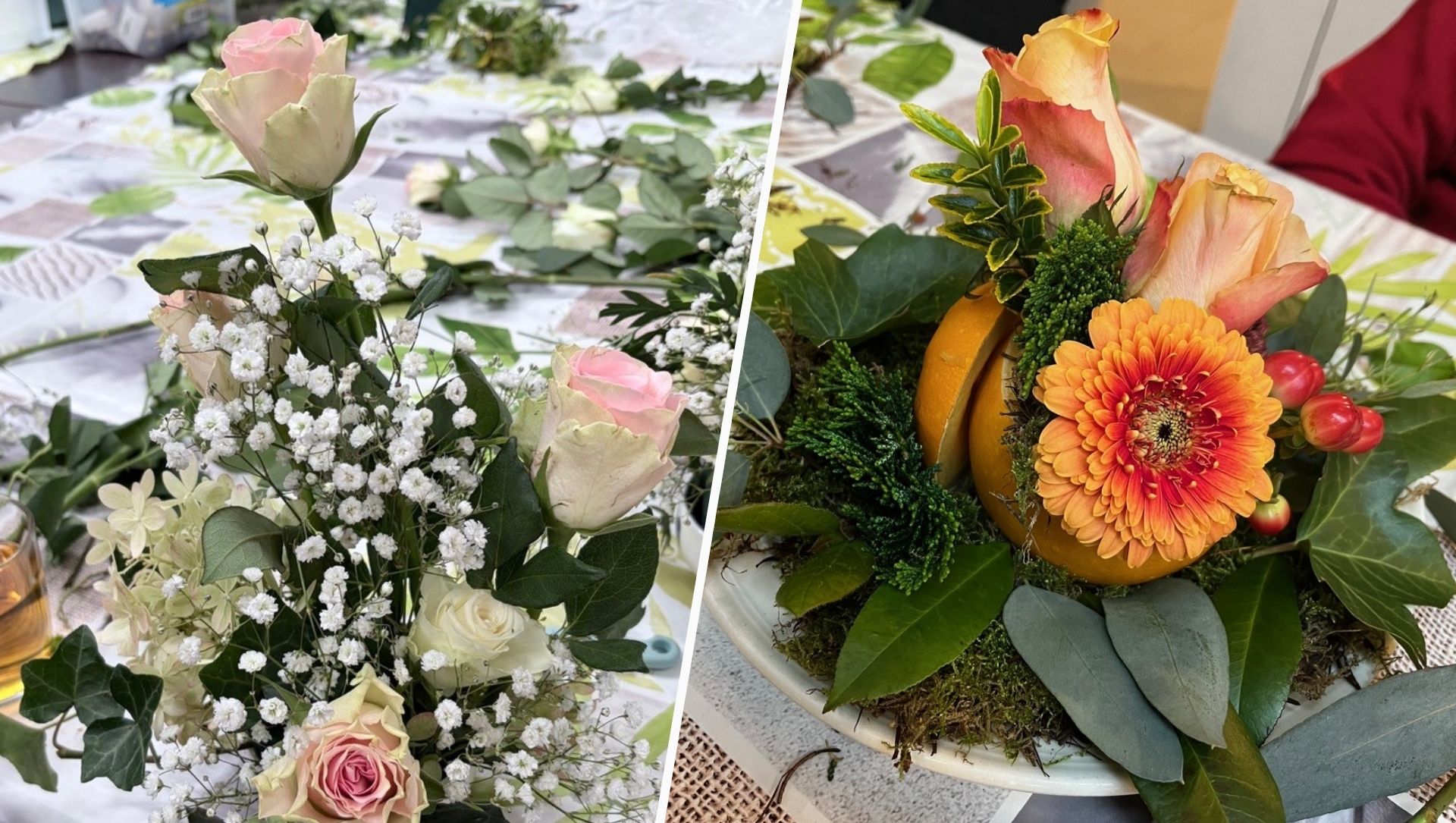 Foto: Cobi brengt kleur in woonzorgcentrum De Pol: 'Het bloemstuk is niet het belangrijkste'