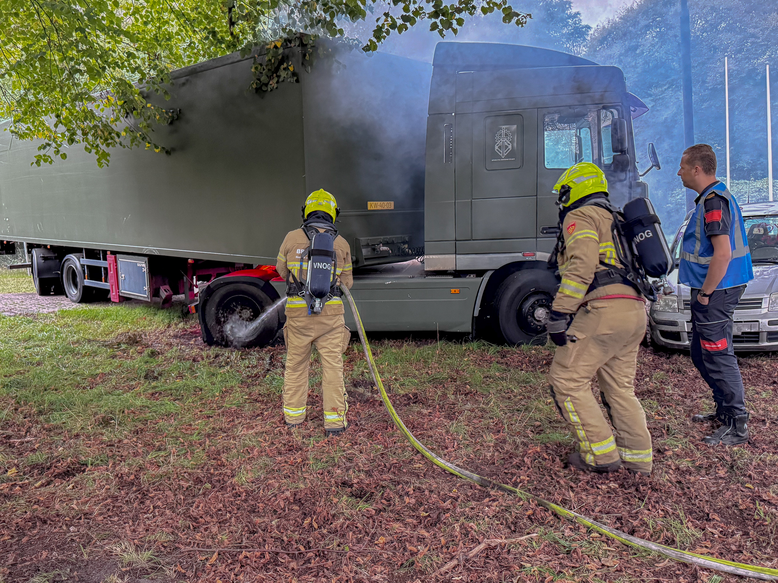 Foto: Brandweer Wezep neemt deel aan vijftiende Brandweer Oefencarrousel