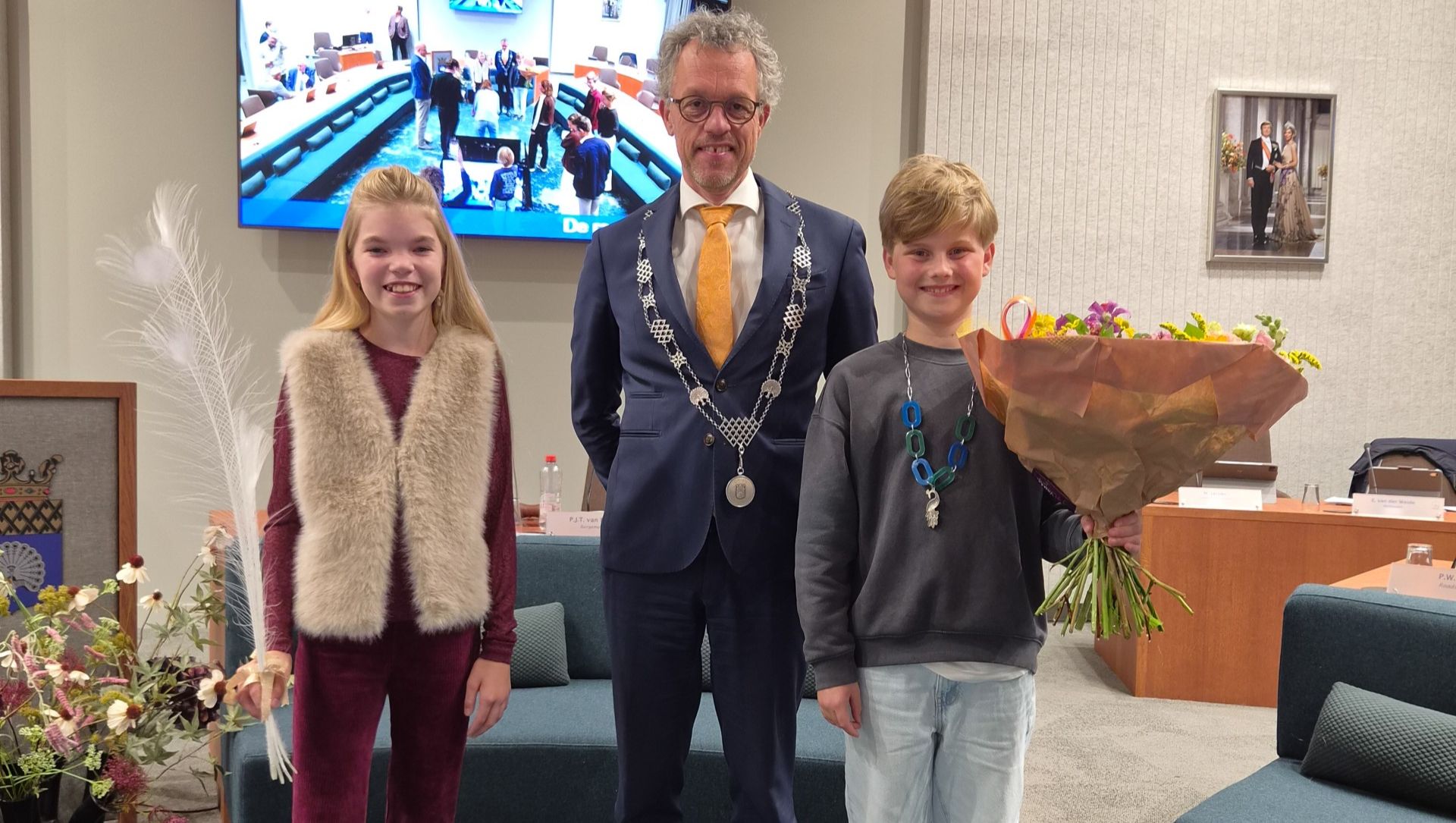 Foto: Hugo (10) is de nieuwe kinderburgemeester van Ermelo
