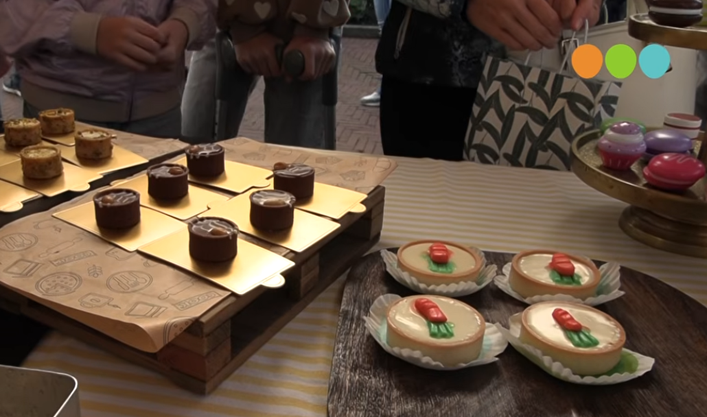 Foto: Bakkers van Heel Holland Bakt schitteren op Chocoladefestival Hattem