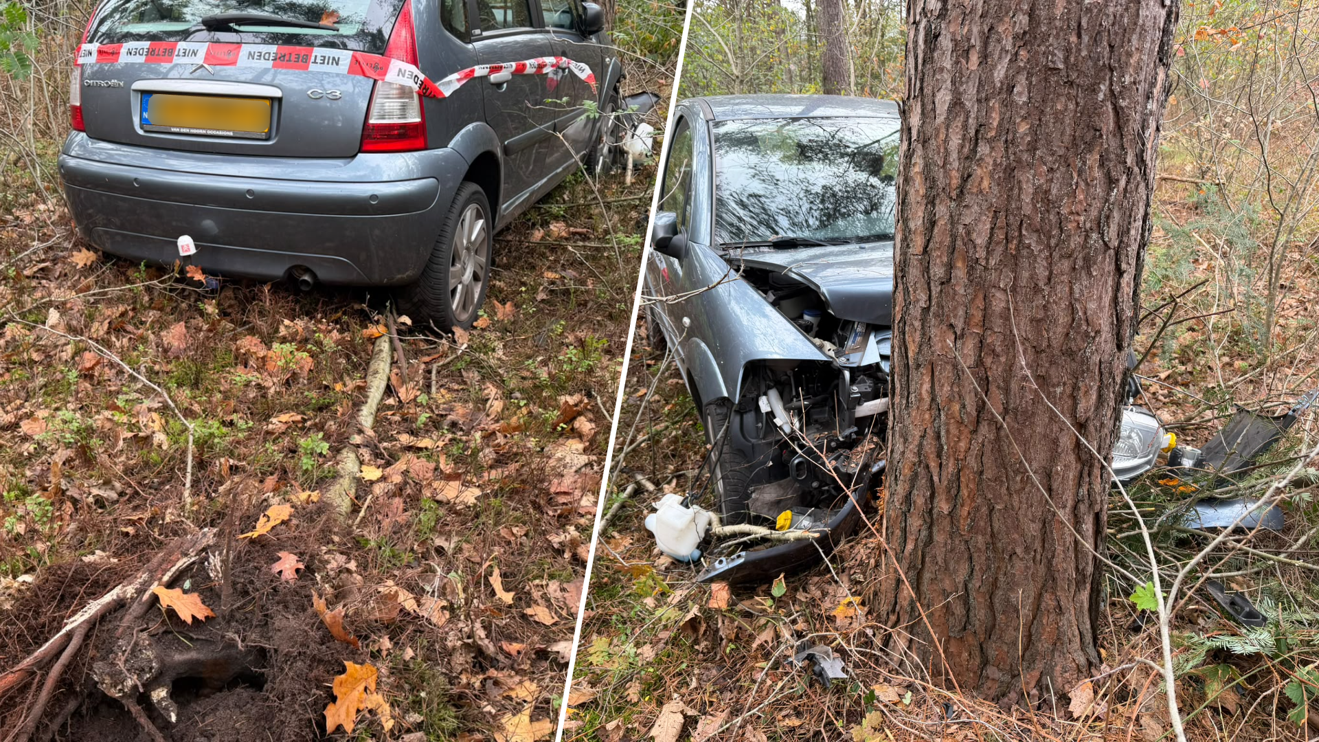 Foto: Auto verlaten aangetroffen in Elspeet
