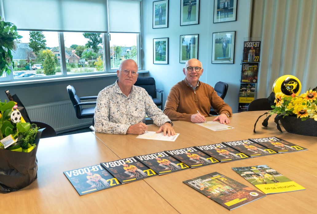 Foto: VSCO’61 verwelkomt nieuwe subsponsor