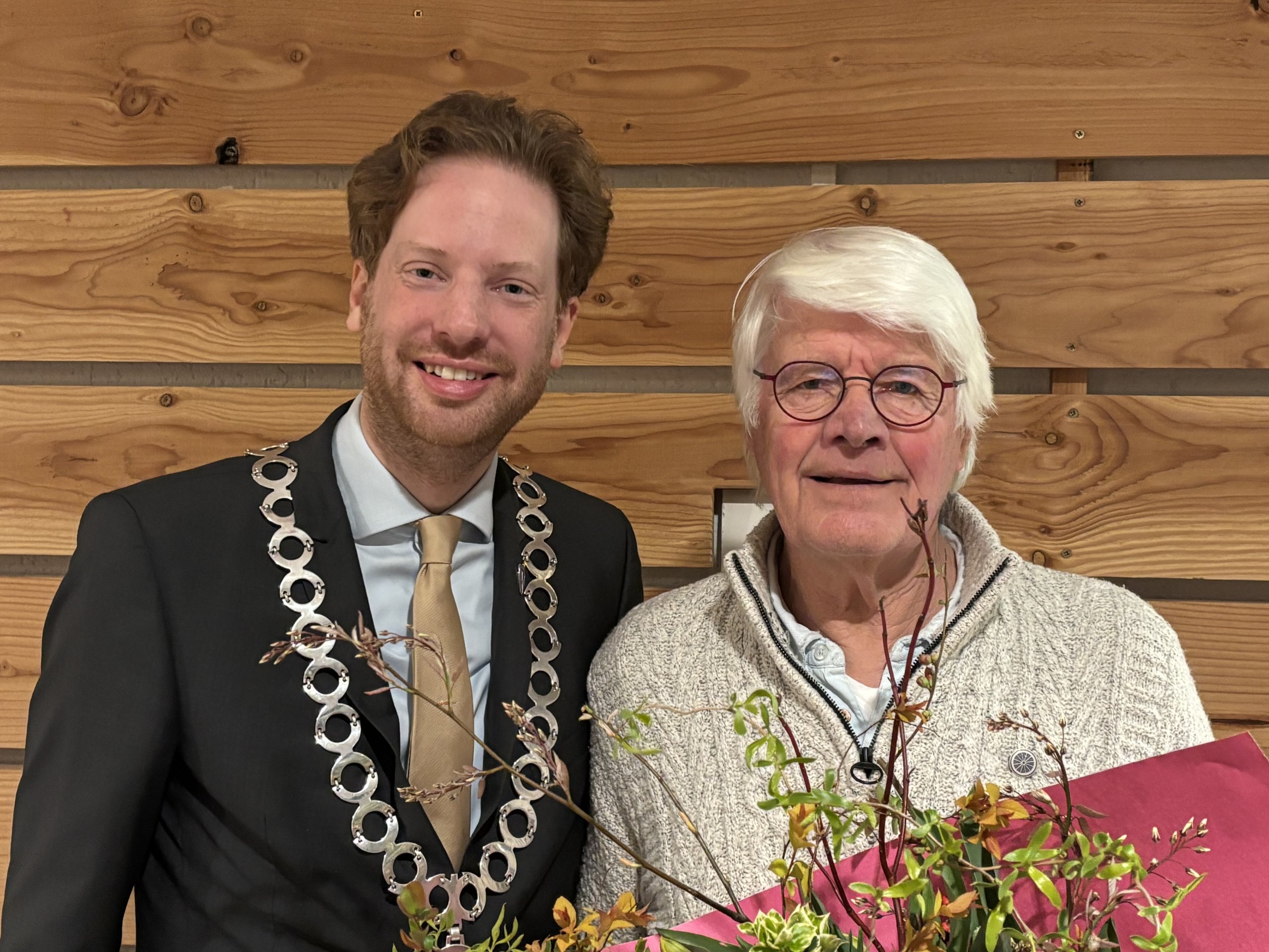 Foto: Wagenings Erezilver voor Henk Kuiper