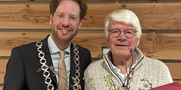 Foto: Wagenings Erezilver voor Henk Kuiper