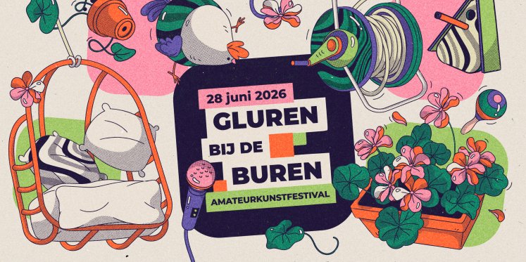 Foto: Gluren bij de Buren zoekt Podiumacts.