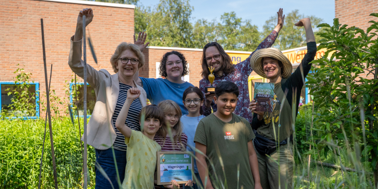 Foto: Wageningen bekroond voor schooltuininitiatieven