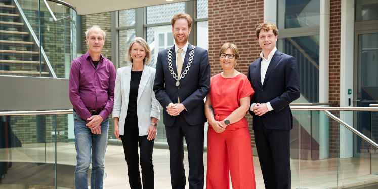 Foto: Guido van Vulpen, Ingrid Hijman en Jan Daenen benoemd als wethouder in Wageningen