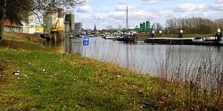 Foto: Voldoende diepgang in Havenkanaal Wageningen