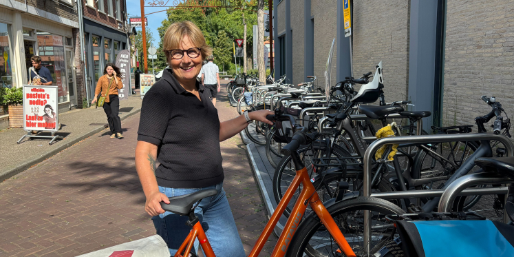 Foto: Tijdelijk extra fietsparkeerplekken in de binnenstad